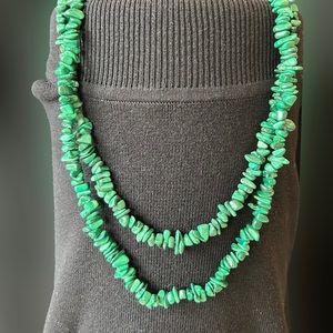 Long Malachite Elegant Necklace UPER FAST SHIPPING